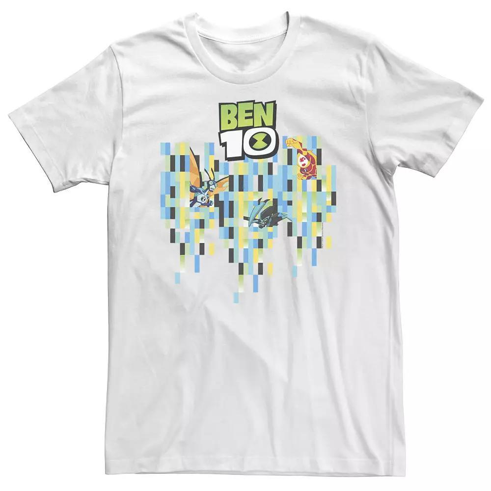 Big & Tall CN Ben 10 Pixel Aliens Tee, Men's,  Product Image