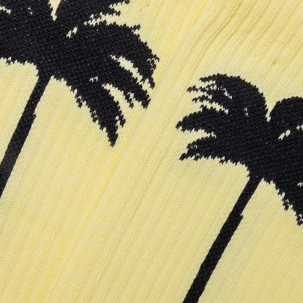 Palm Socks - Yellow/Black Male Product Image