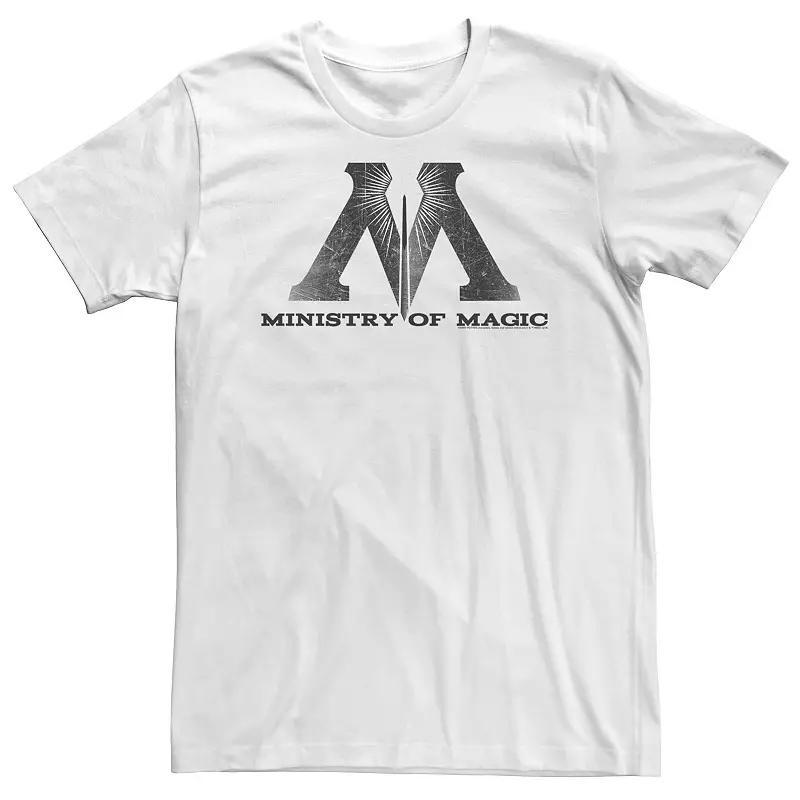 Big & Tall Harry Potter Ministry Of Magic Logo Tee, Mens Product Image