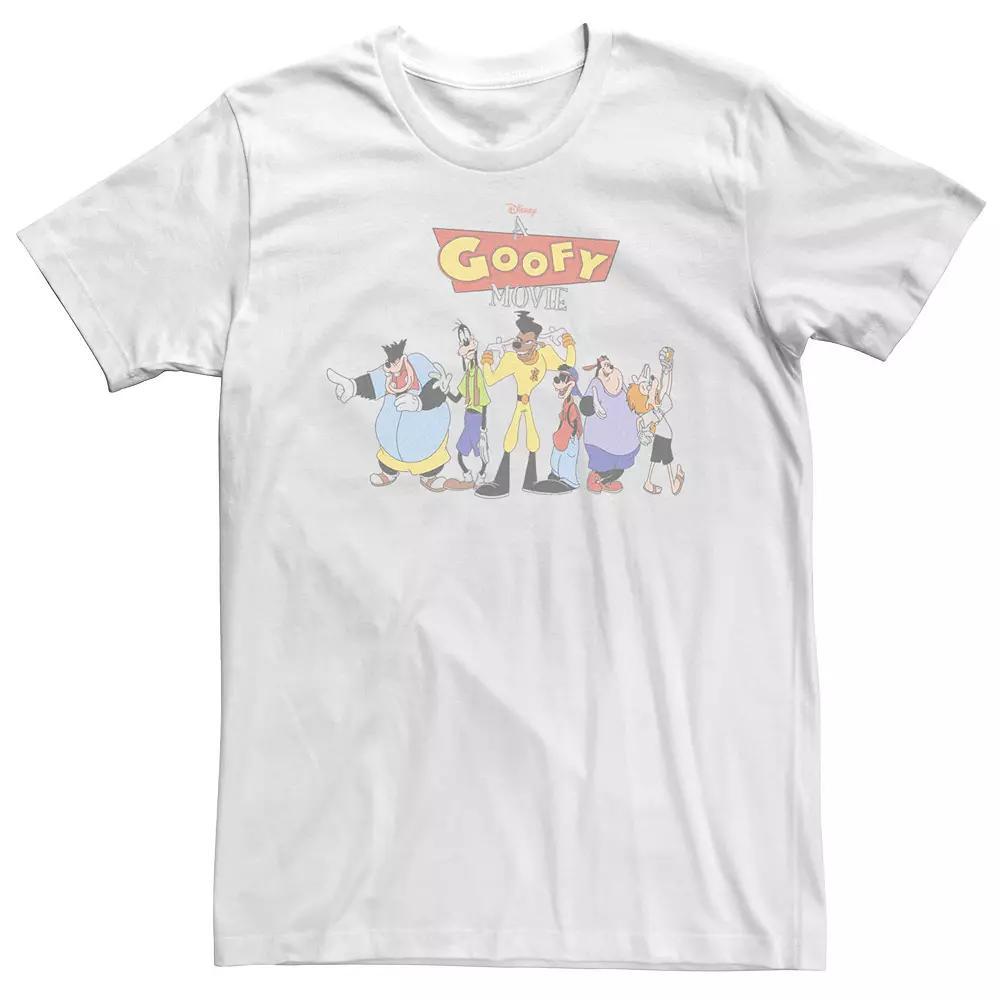 Big & Tall Disney A Goofy Movie Group Shot Logo Tee, Men's,  Product Image