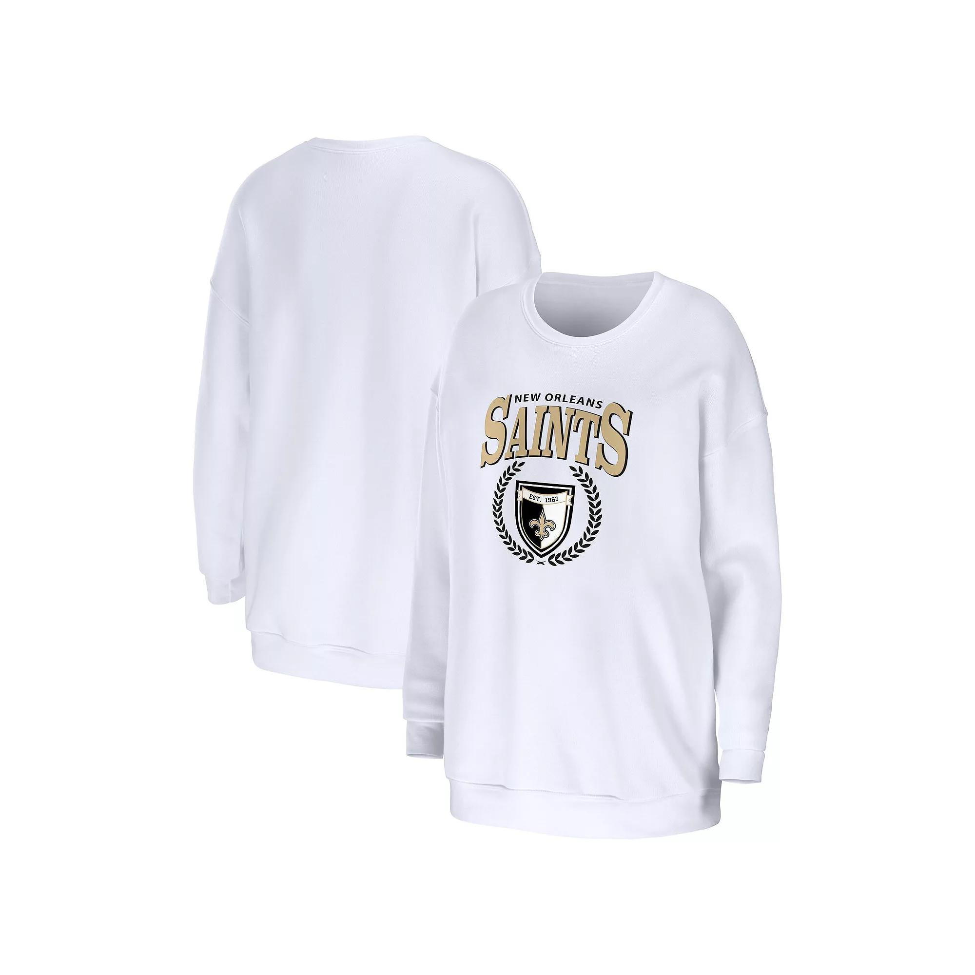 Women's WEAR by Erin Andrews White New Orleans Saints Over Product Image