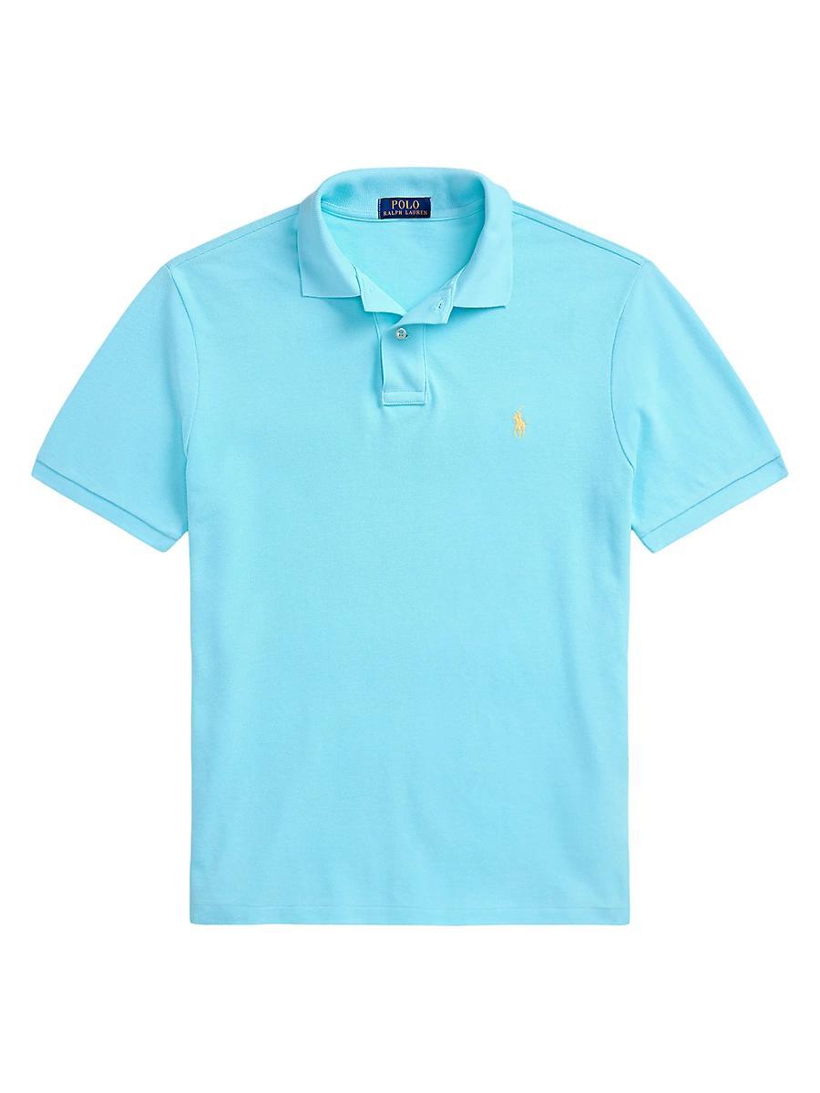 Mens Classic-Fit Mesh Polo Shirt Product Image