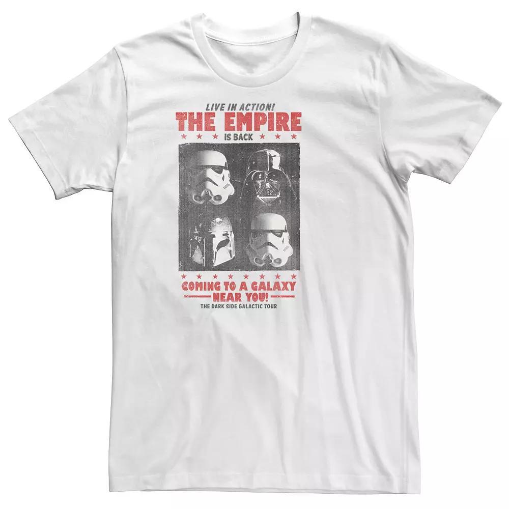 Big & Tall Star Wars The Empire Arrival Poster Tee, Men's,  Product Image