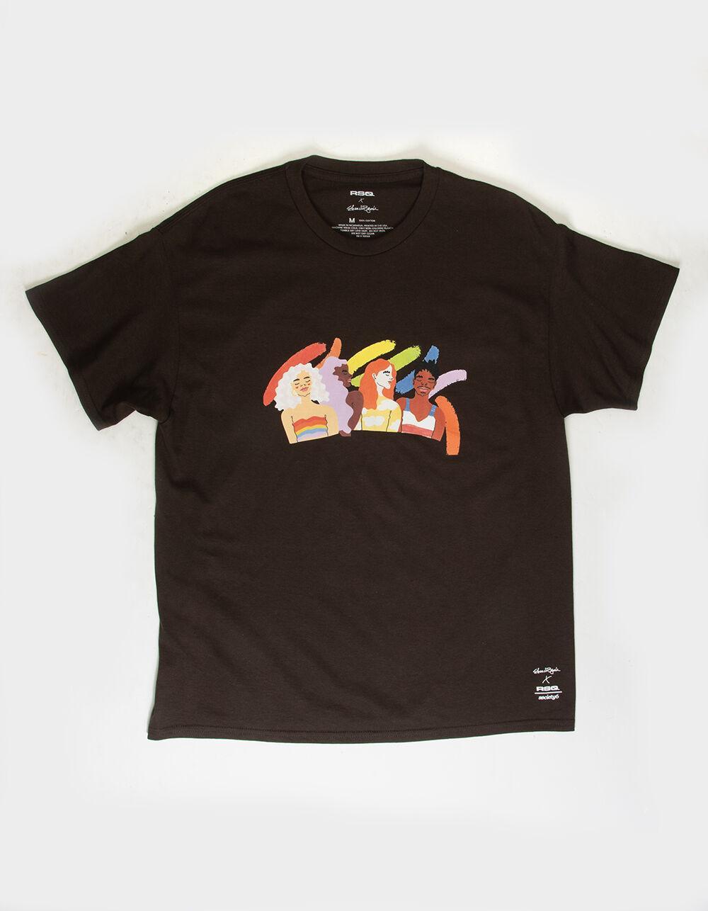 RSQ x Shanée Benjamin Pride Mens Tee - BROWN Product Image