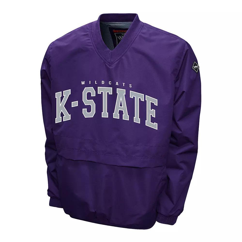 Men's Kansas State Wildcats Members Windshell Pullover, Size: Small, Purple Product Image