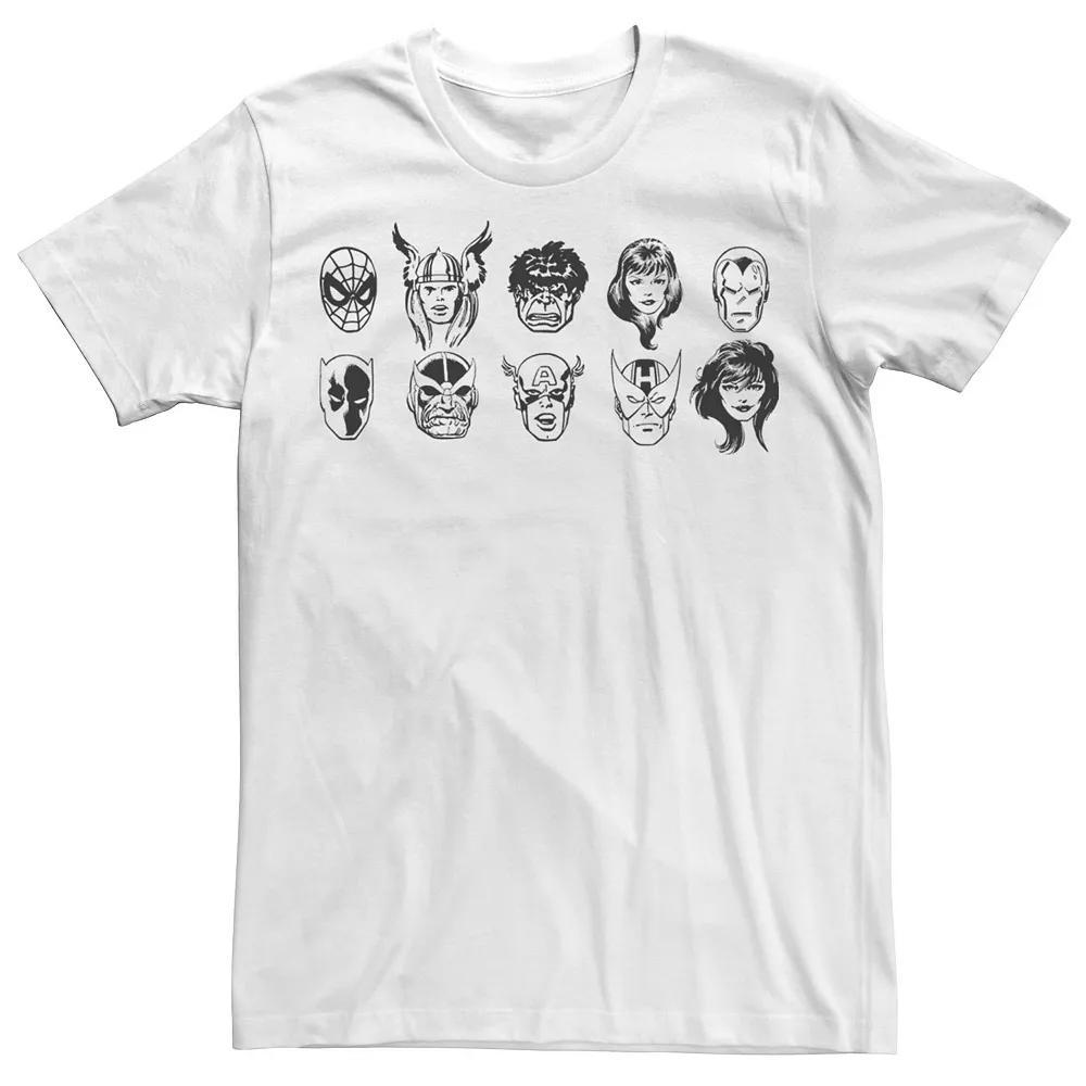Men's Marvel Comic Ink Heroes Group Shot Tee,  Product Image