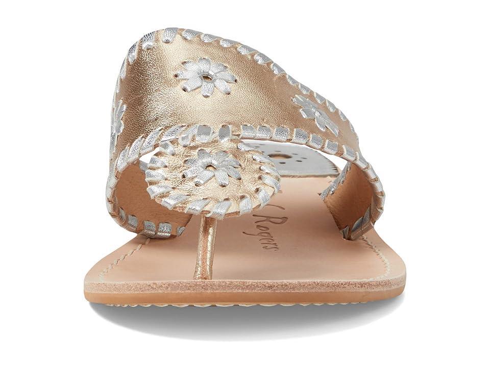 Jack Rogers Jacks Leather Flat Thong Sandals Product Image