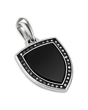 David Yurman Shield Amulet Pendant with Black Onyx and Pave Black Diamonds Product Image