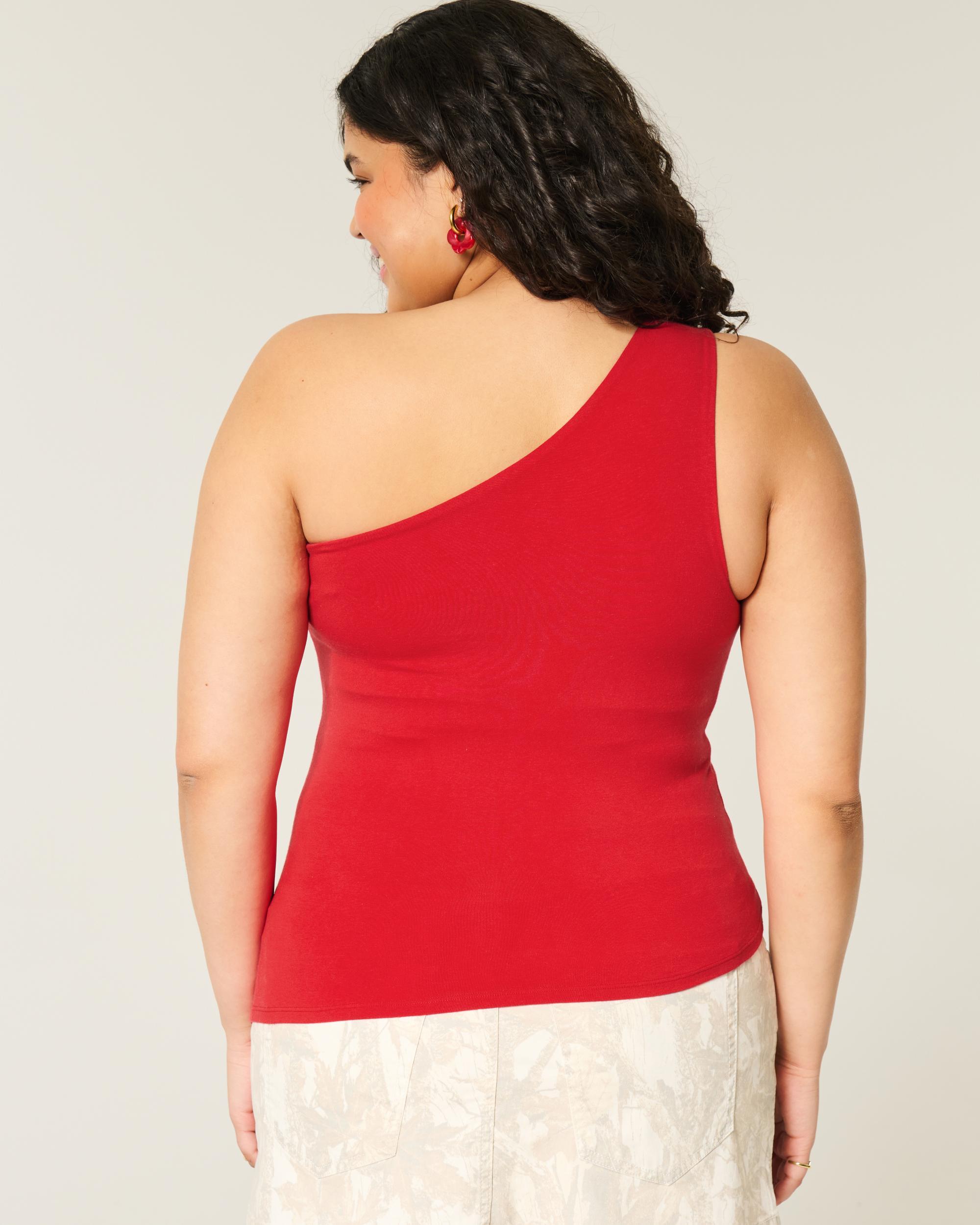 Asymmetrical One-Shoulder Top Product Image