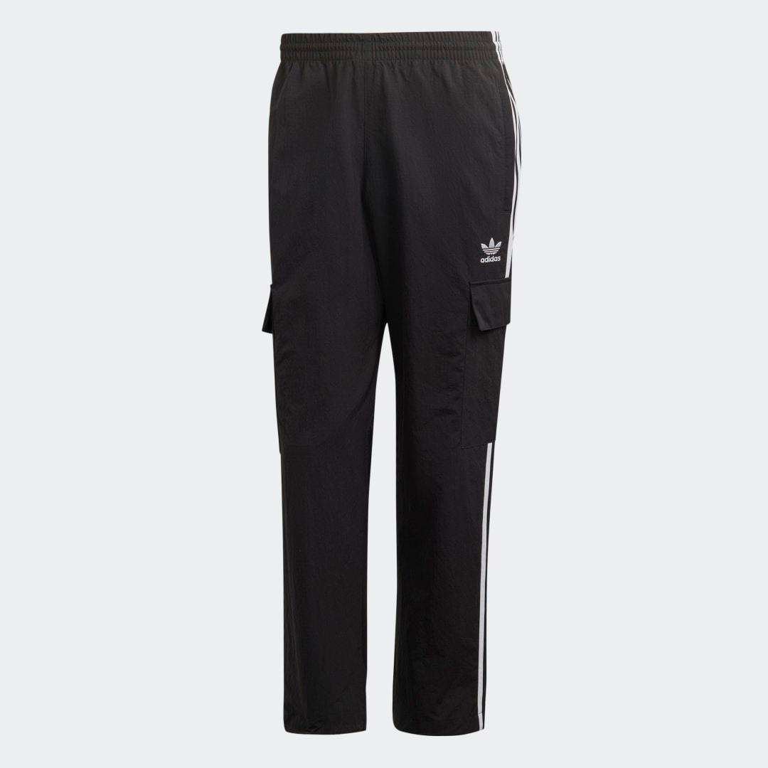 adidas Adicolor Classics 3-Stripes Cargo Pants Black 2XL Mens Product Image