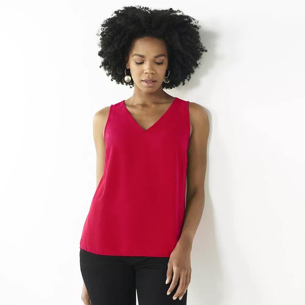Women's Nine West V-Neck Tank Top,  Product Image