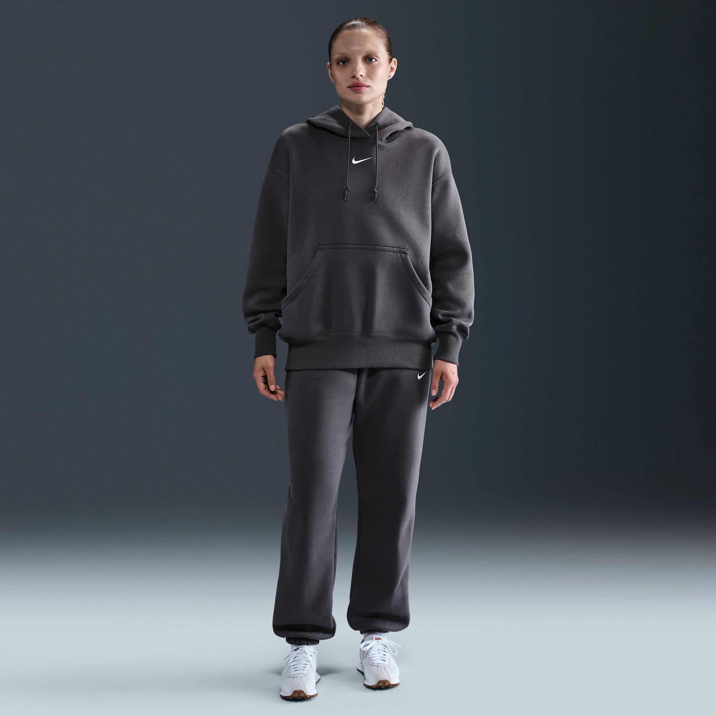 Womens Nike Sportswear Phoenix Fleece Oversized Pullover Hoodie | DQ5860-036 Product Image