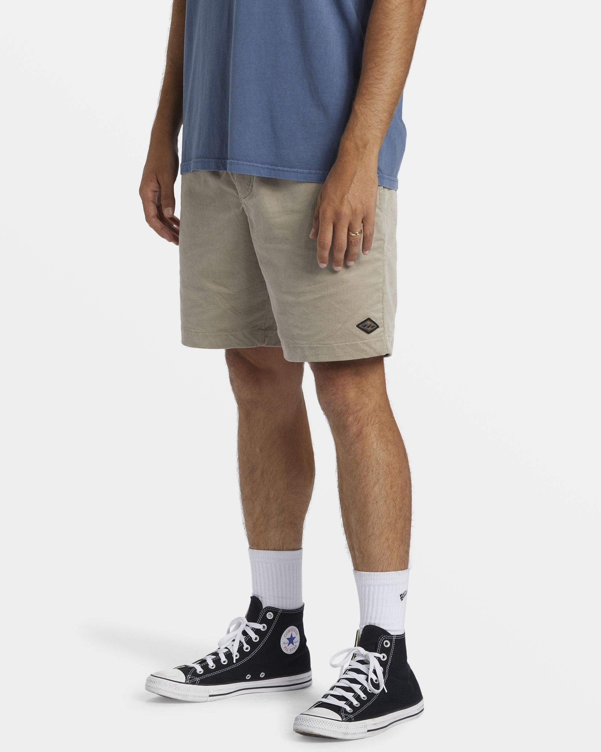 Larry Layback Corduroy 18" Shorts - Dune Male Product Image