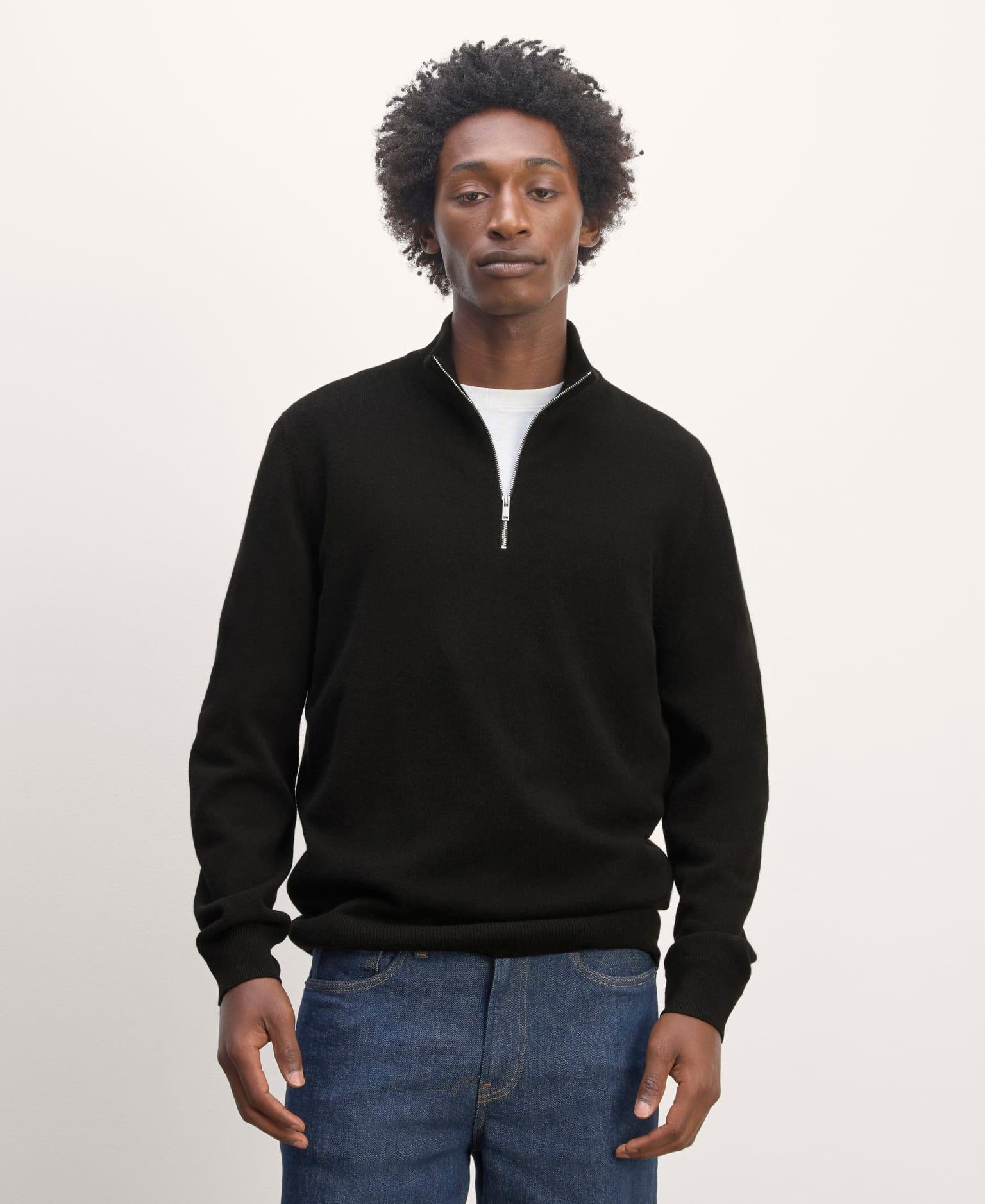 The Quarter-Zip in Cashmere Product Image