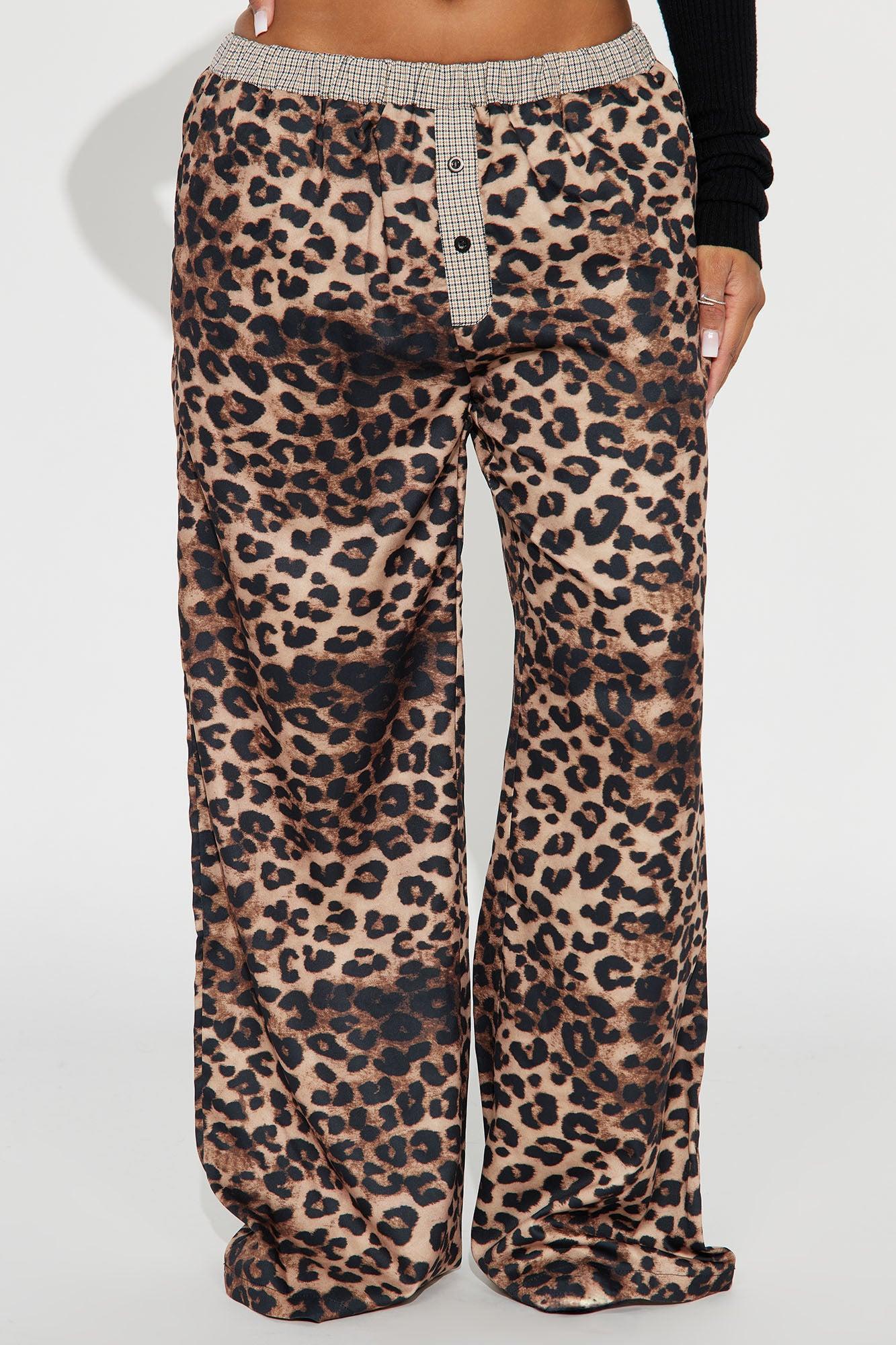 Taking It In Leopard Boxer Pant - Brown/combo Product Image