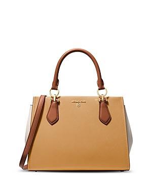 Marilyn Medium Metallic Leather Satchel Bag Product Image