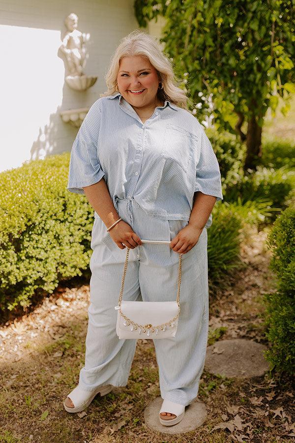 Coastal Dreams Chambray Button Up Curves Product Image