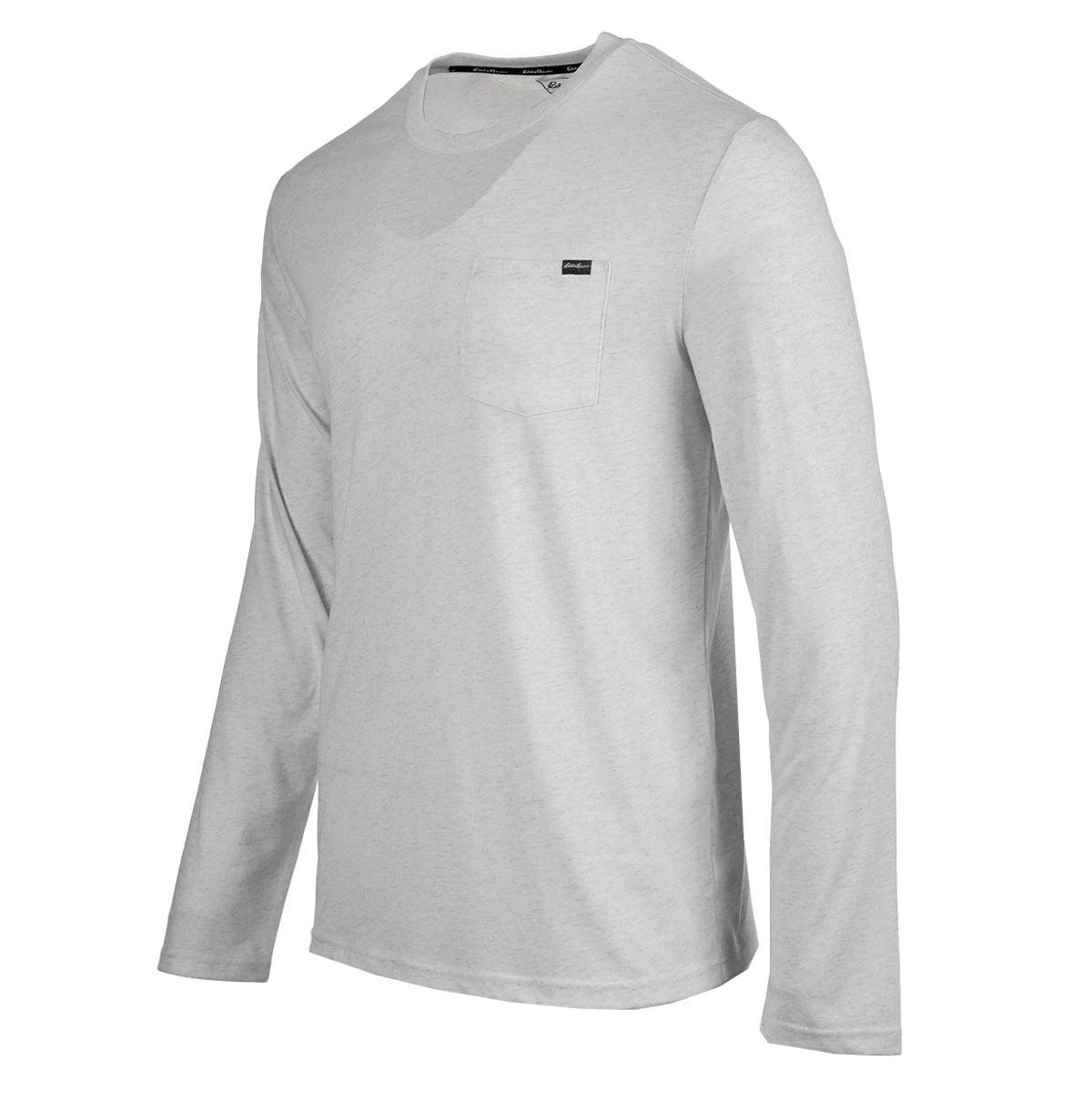 Eddie Bauer Men's Long Sleeve Jersey Crew with Chest Pocket Product Image