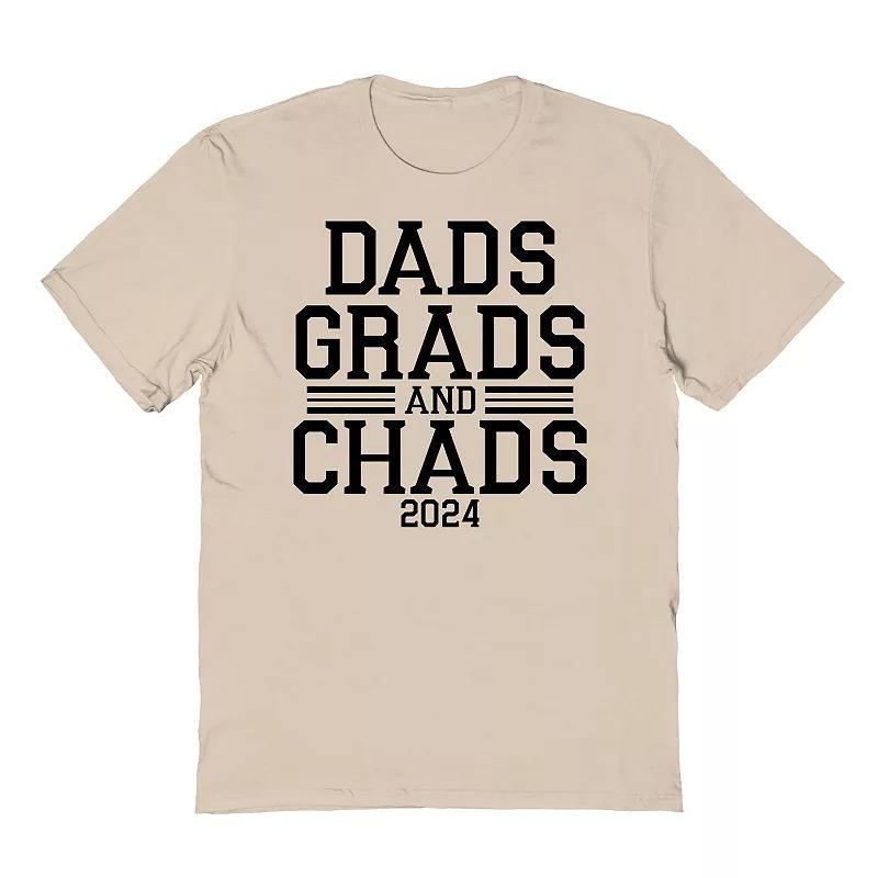 Men's COLAB89 by Threadless Dads Grad And Chads 2024 Graduate Graphic Tee, Size: XL, Ice Gray Product Image