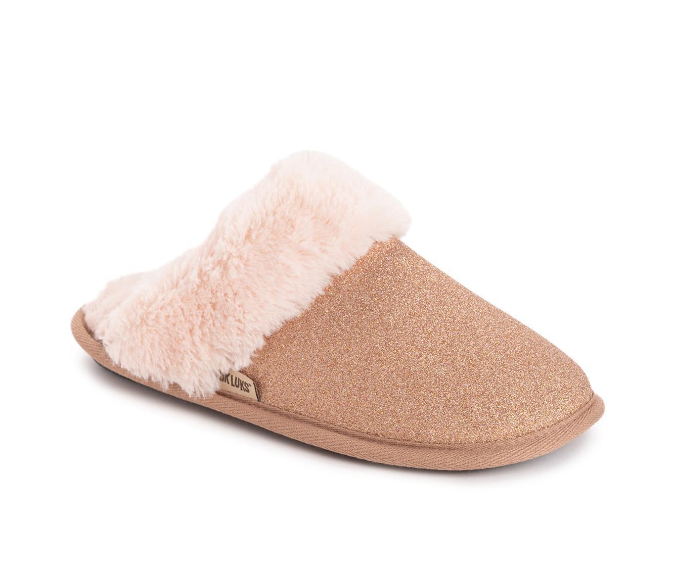 MUK LUKS Angled Sparkle Scruff Slippers Product Image