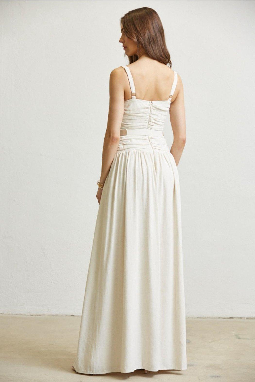 Linen Maxi Dress Product Image