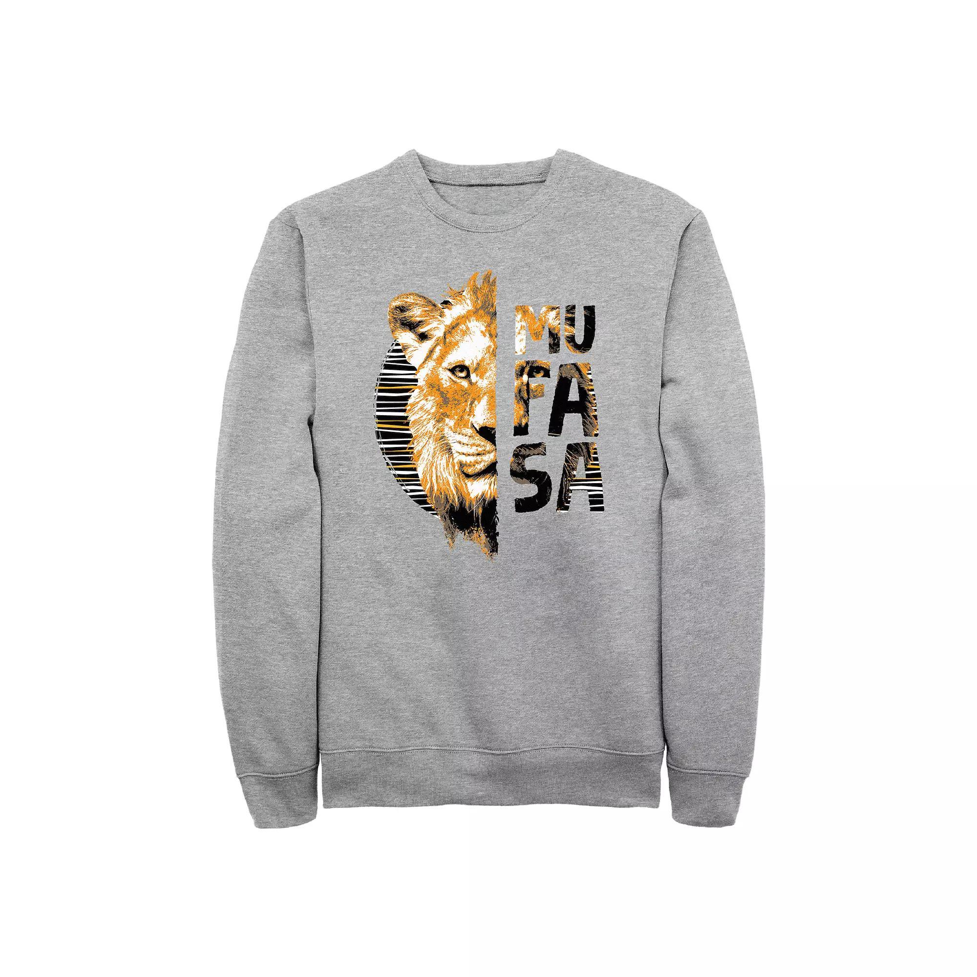 Disney's Mufasa The Lion King Head Portrait Men's Graphic Fleece,  Product Image