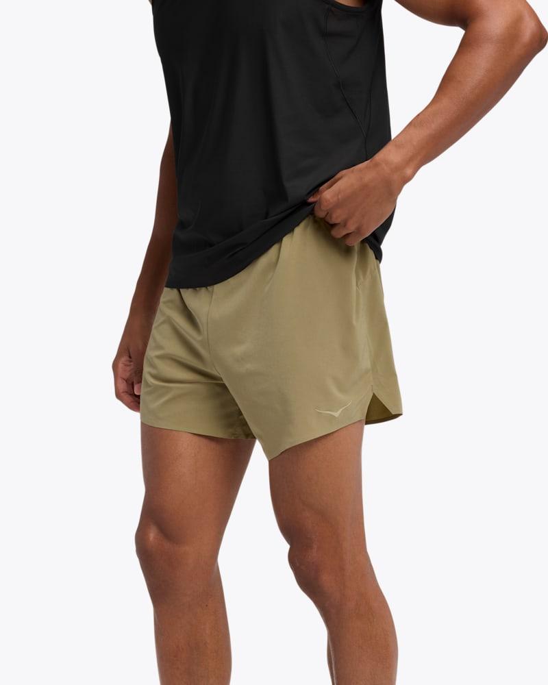 HOKA Mens Glide 5 Short w/ Brief Shoes in Wild Mushroomarge Product Image