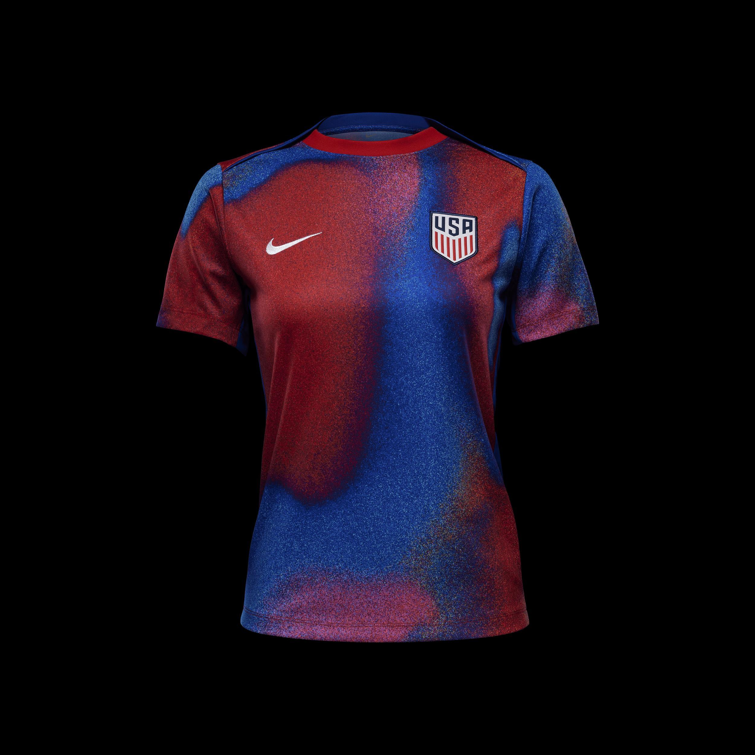 USMNT Academy Pro Nike Womens Dri-FIT Soccer Pre-Match Short-Sleeve Top Product Image