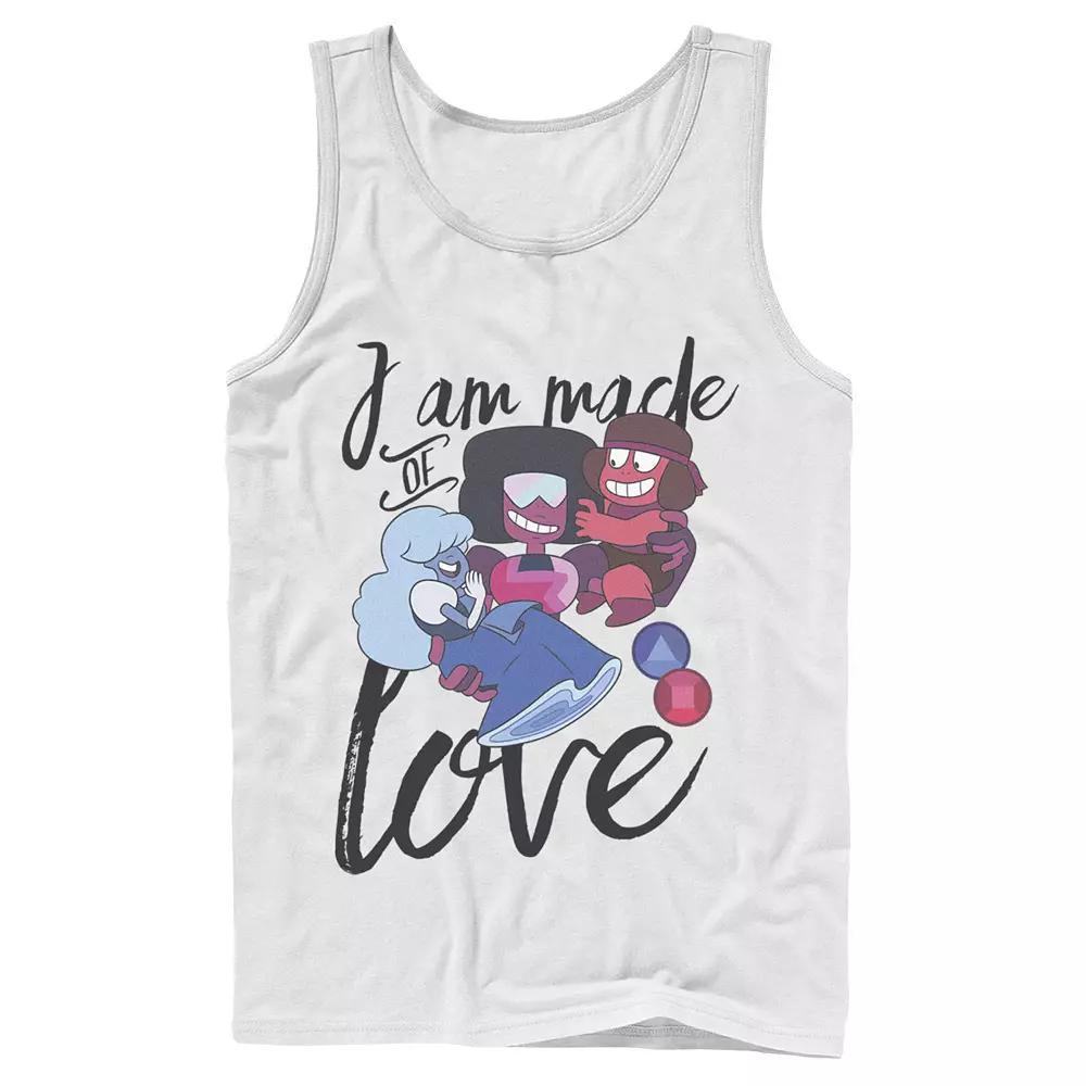 Men's Cartoon Network Steven Universe I Am Made Of Love Tank Top,  Product Image