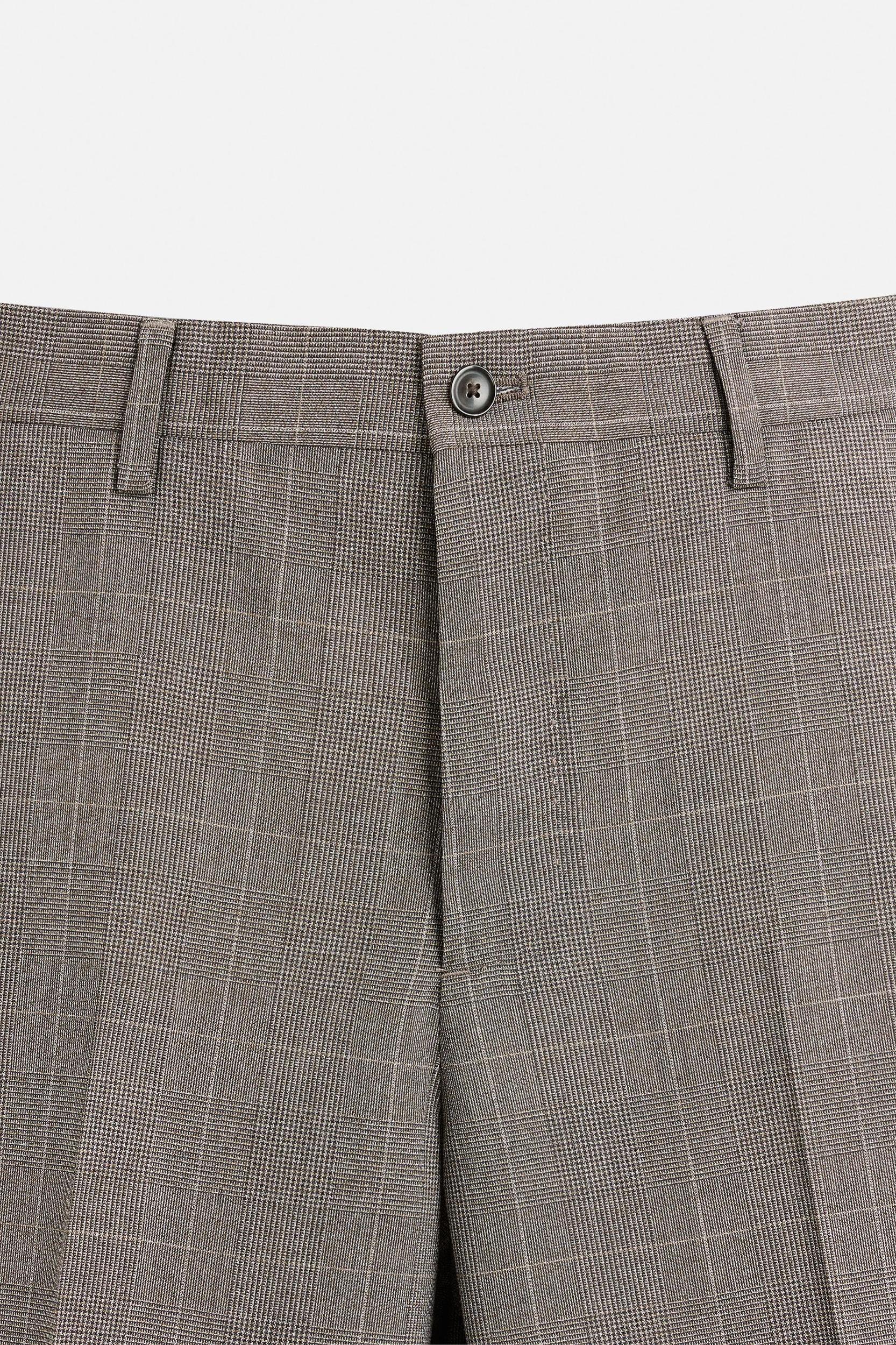 PLAID SUIT PANTS Product Image