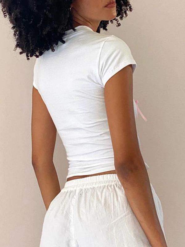 Love Print Short Sleeve Tee Product Image