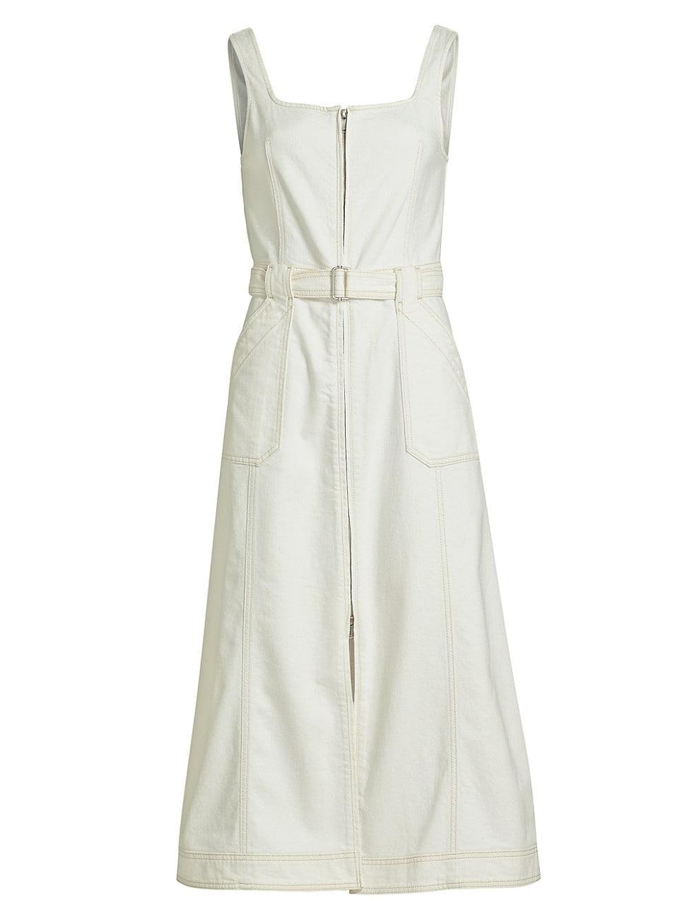 Womens Manson Sleeveless Belted Midi Dress Product Image