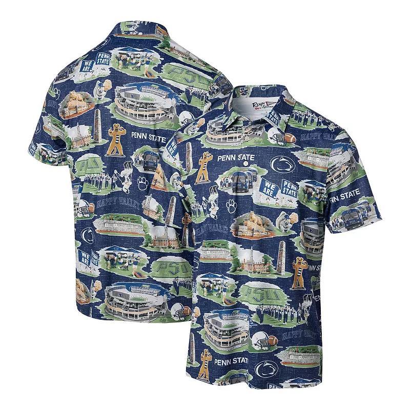 Men's Reyn Spooner Navy Penn State Nittany Lions Scenic Polo, Size: Small, Blue Product Image