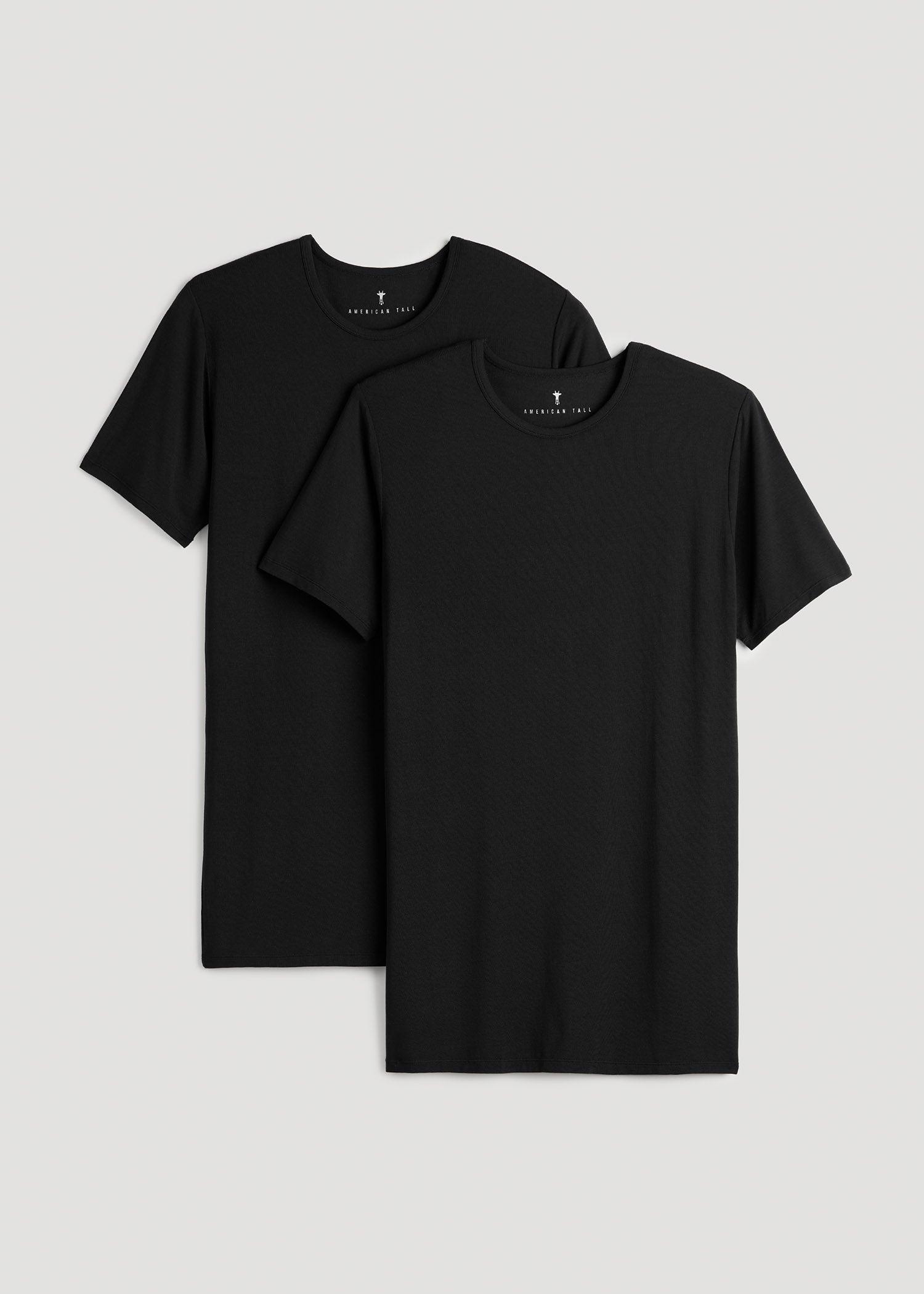 2 Pack Luxe Modal Crewneck Undershirt in Black Product Image