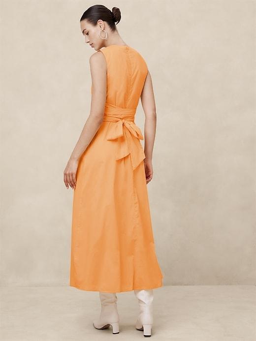 Voile Wrap-Waist Maxi Dress Product Image