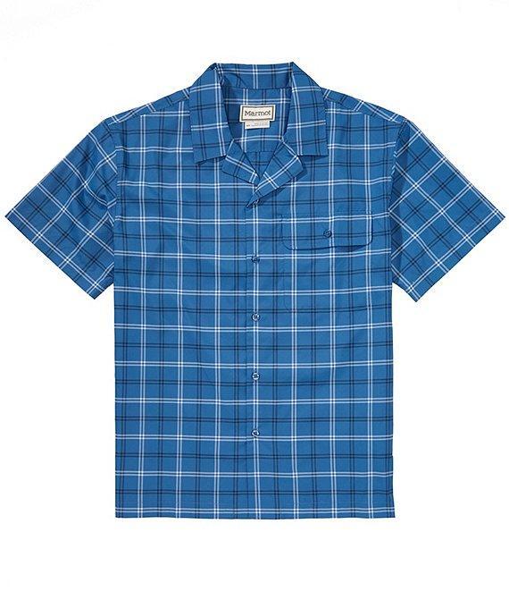 Marmot AirExchange SolarShield Camp Novelty Windowpane Short Sleeve Woven Camp Shirt Product Image