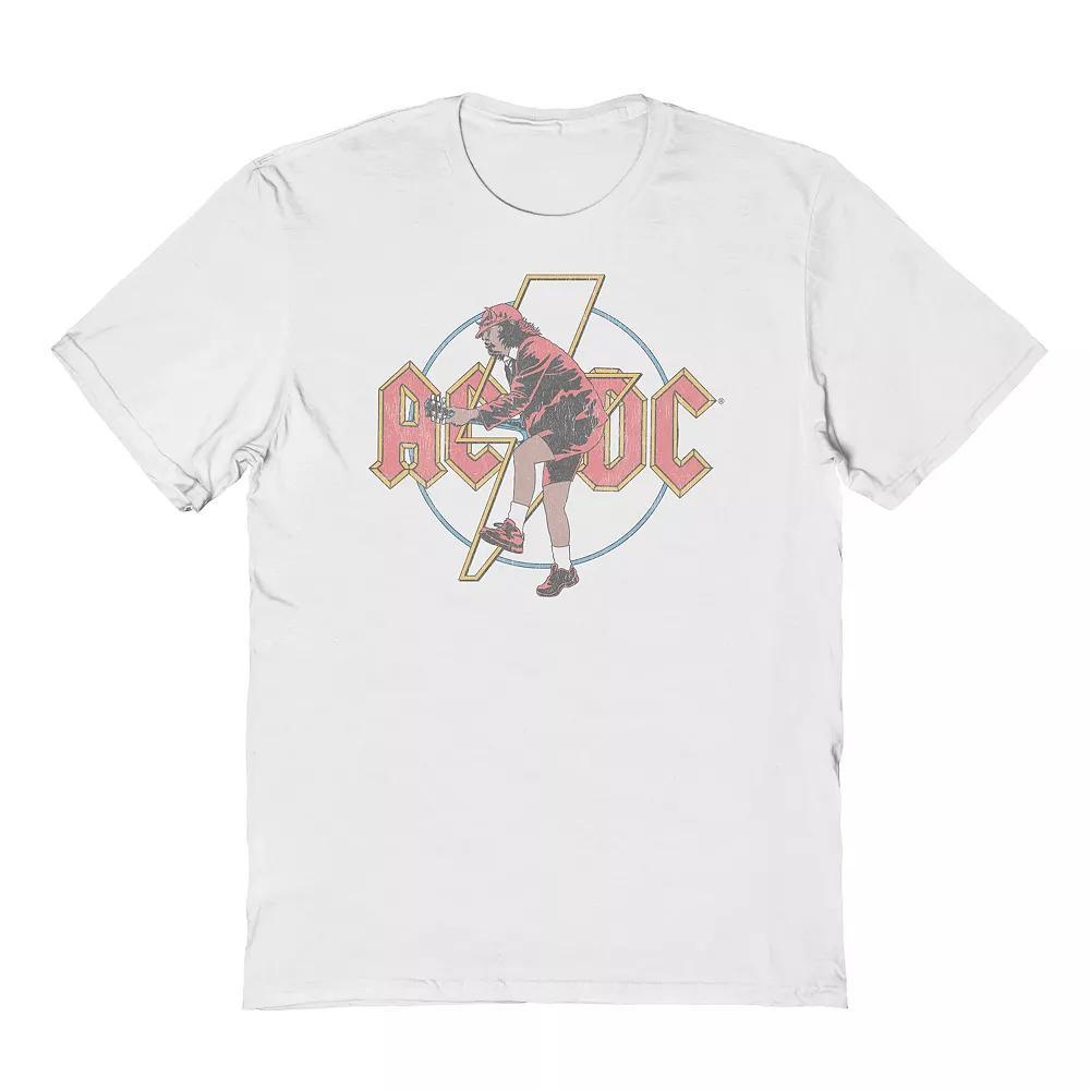 Men's ACDC Duckwalk Graphic Tee, Size: XXL, White Product Image