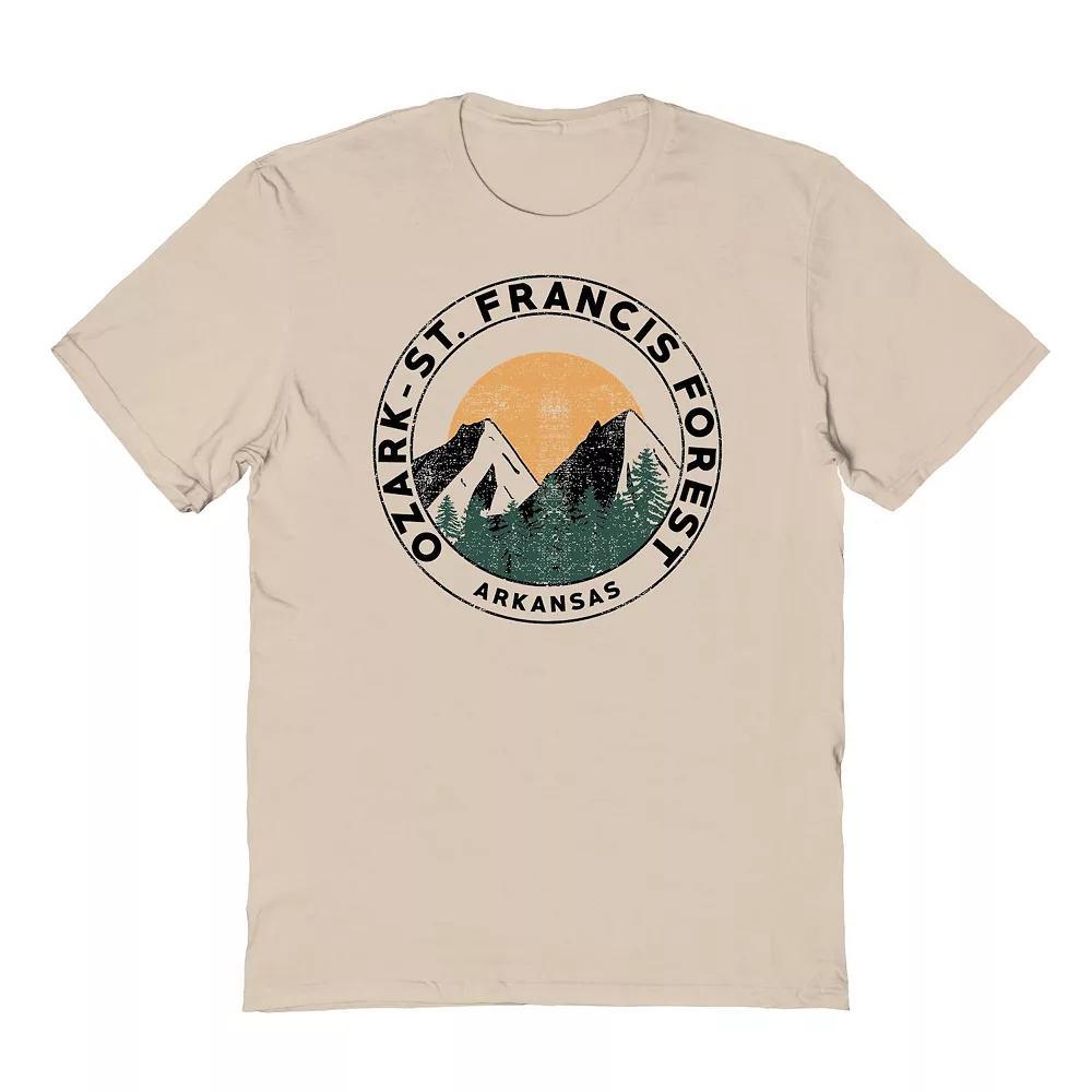 Men's Country Parks Ozark Forest Graphic Tee, Size: Large, Brown Product Image