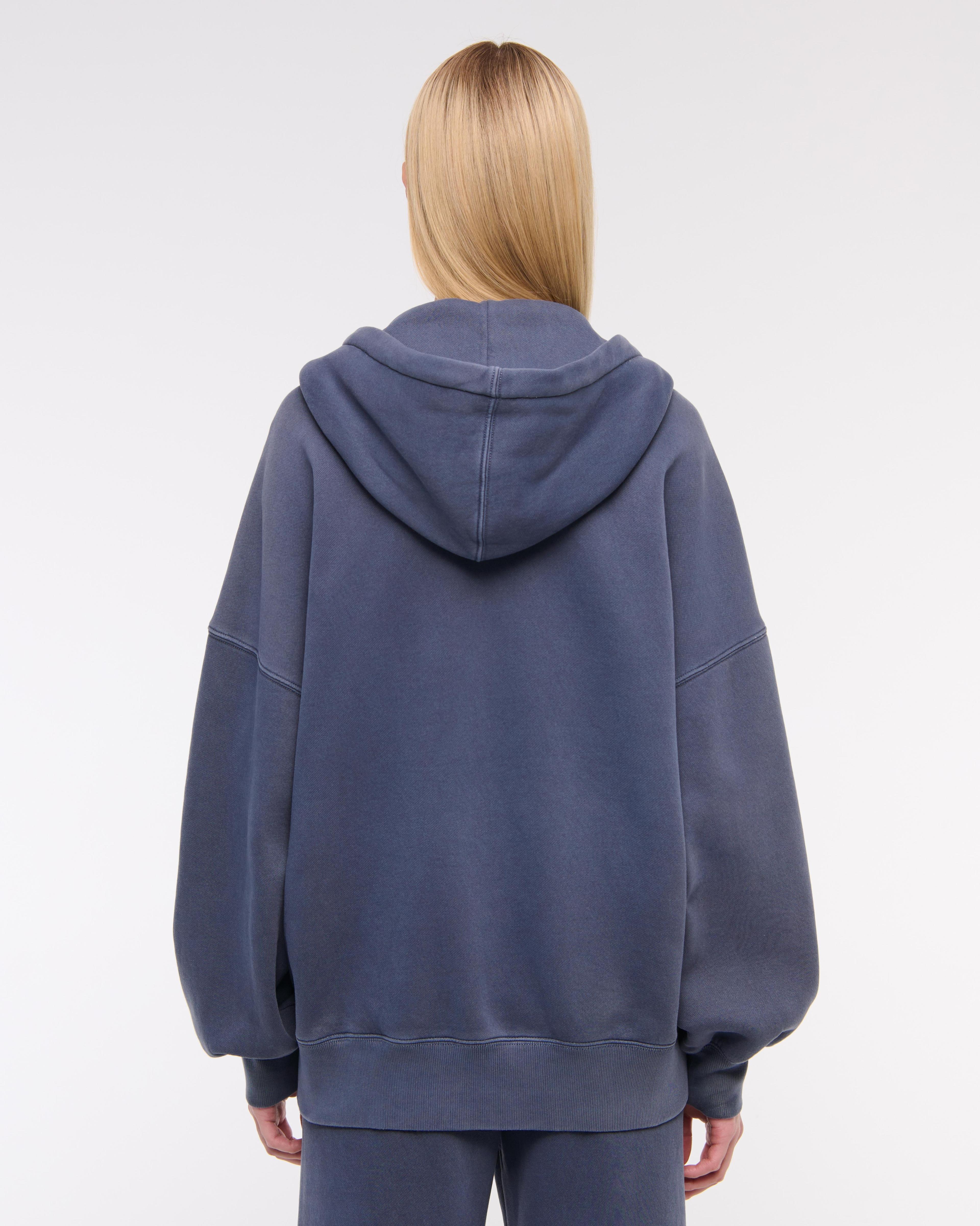 Essential Oversized Sunday Hooded Full-Zip Product Image