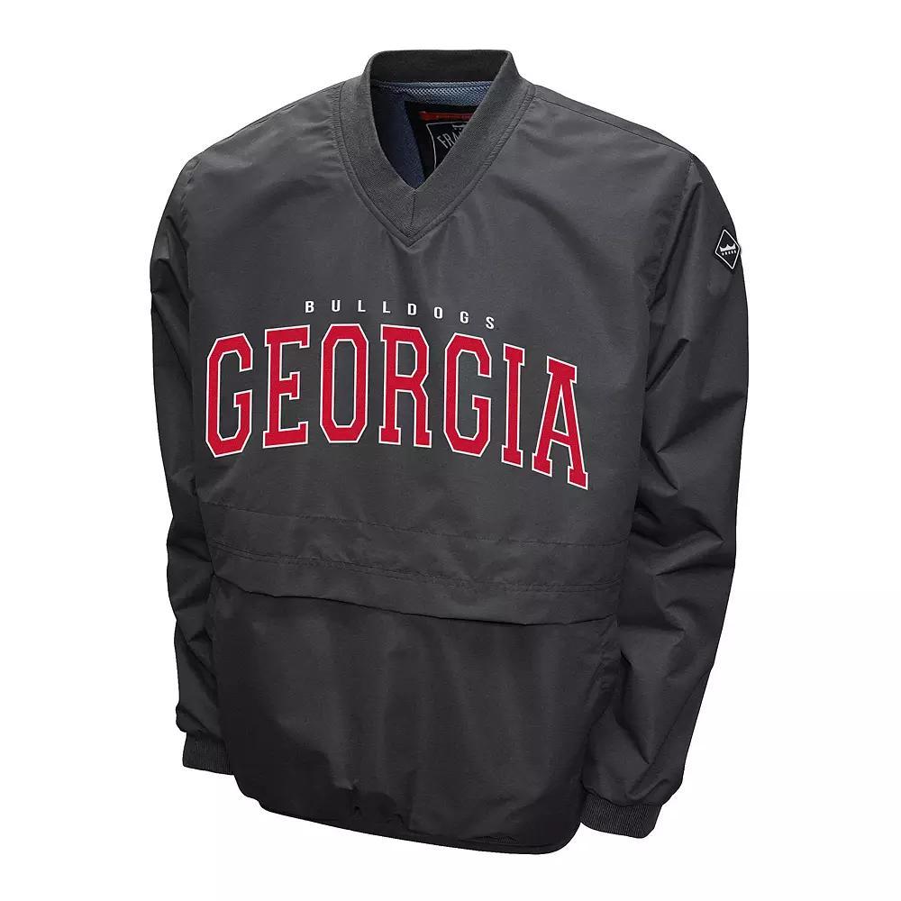 Men's Georgia Bulldogs Members Windshell Pullover, Size: 3XL, Red Product Image