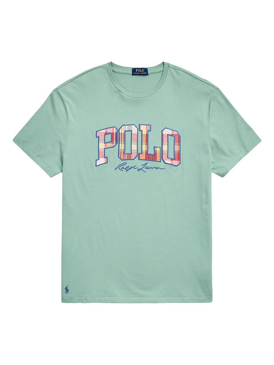 Mens Madras Logo Jersey Crewneck T-Shirt Product Image