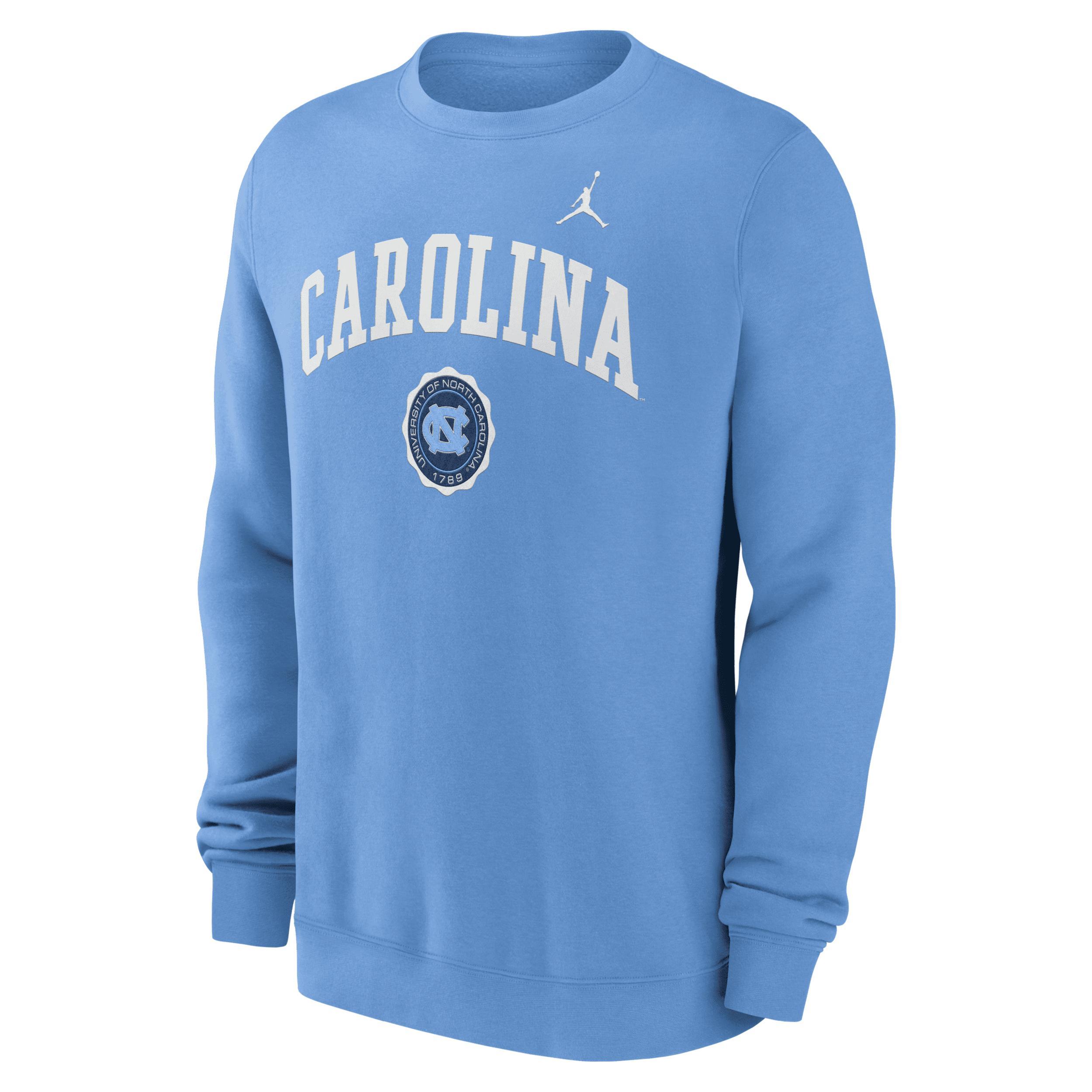 Men's North Carolina Tar Heels Arched Seal Jordan College Pullover Crew Product Image