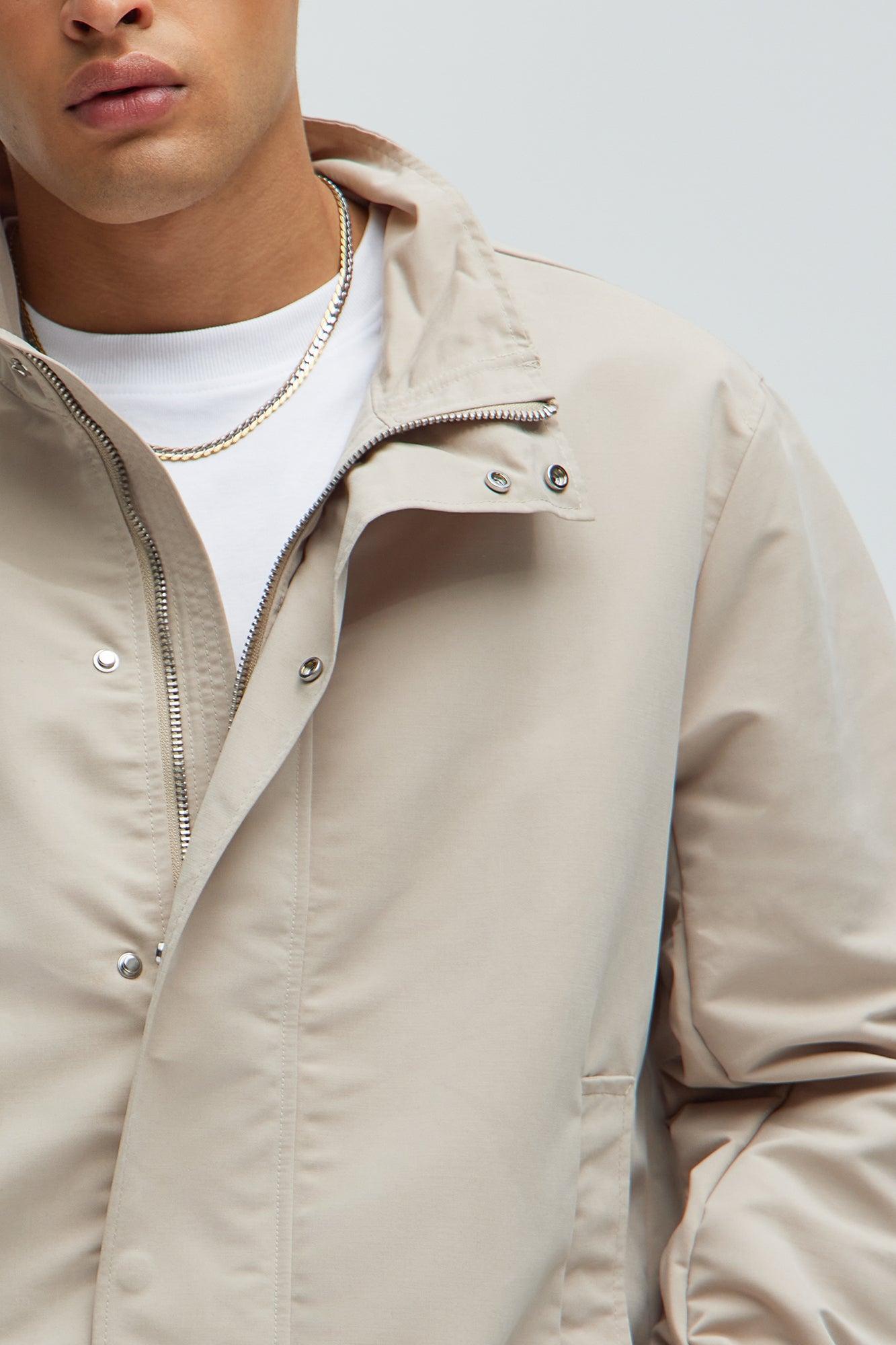 Quite Unique Service Station Jacket - Tan Product Image