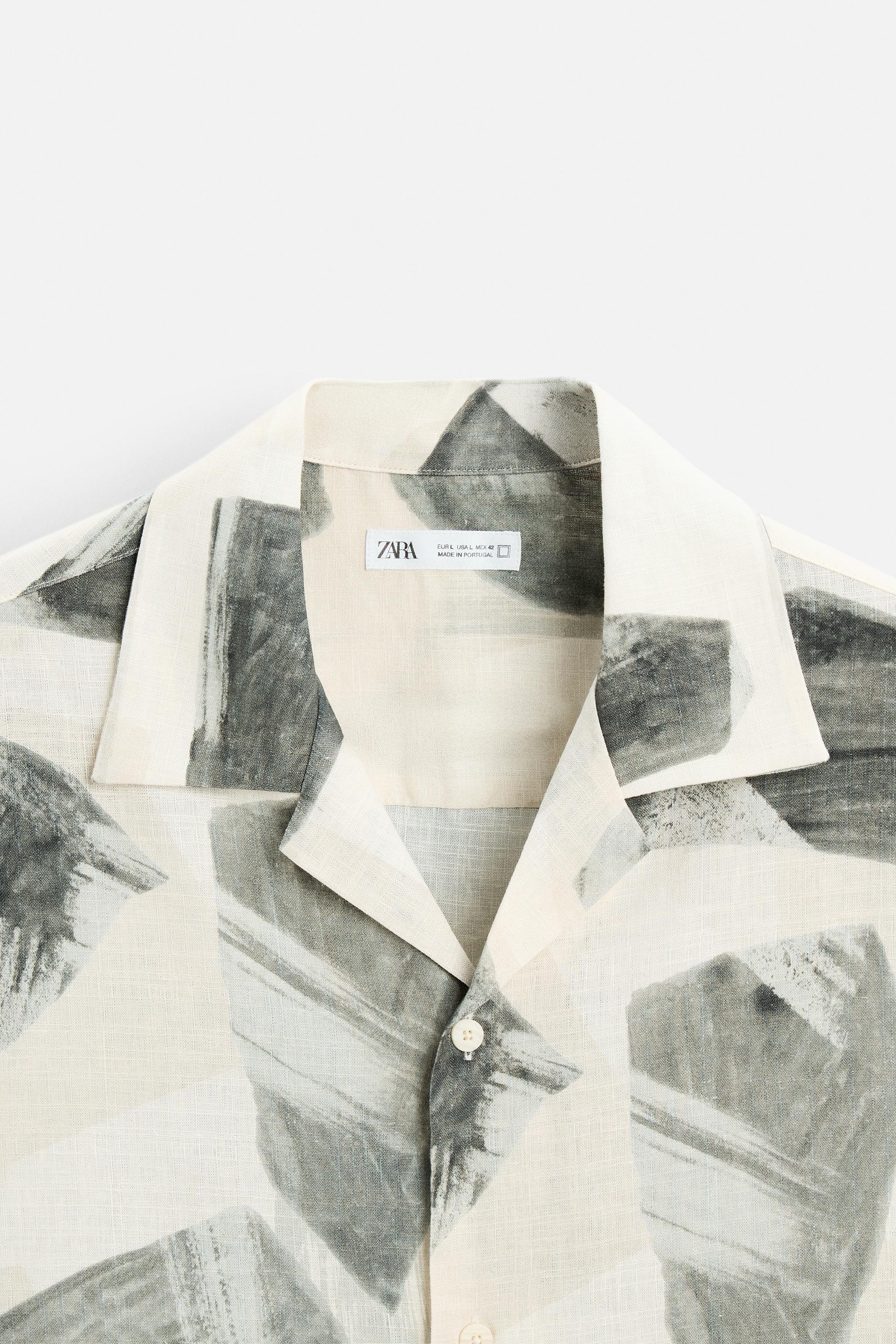 GEOMETRIC PRINT SHIRT Product Image