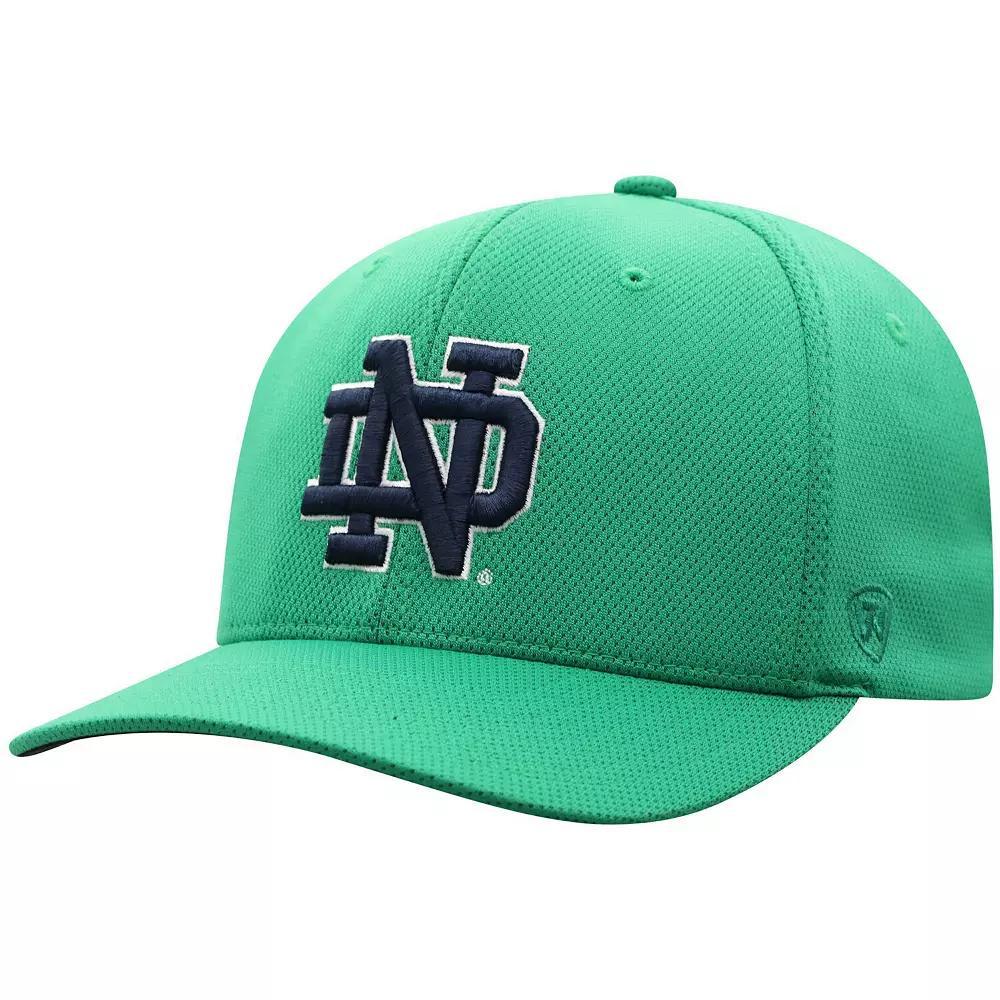 Men's Top of the World Green Notre Dame Fighting Irish Reflex Logo Flex Hat, Size: Medium/Large Product Image