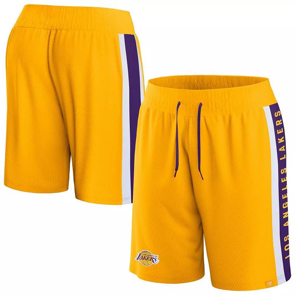Mens Fanatics Branded Los Angeles Lakers Referee Iconic Mesh Shorts Product Image