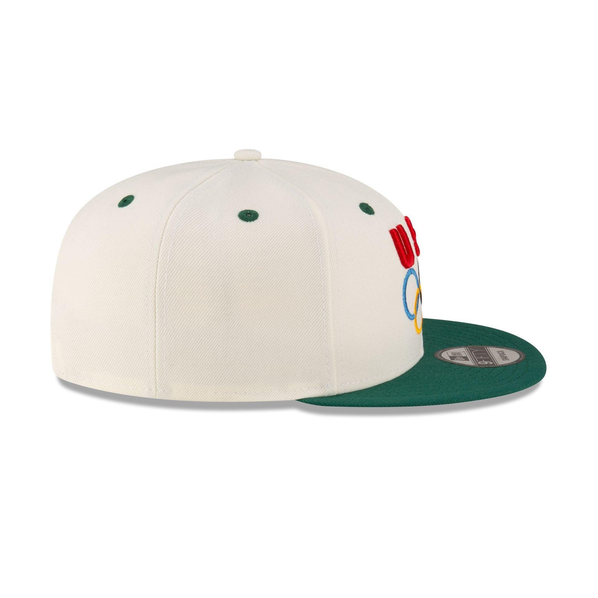 Team USA Chrome Green 9FIFTY Snapback Hat Male Product Image