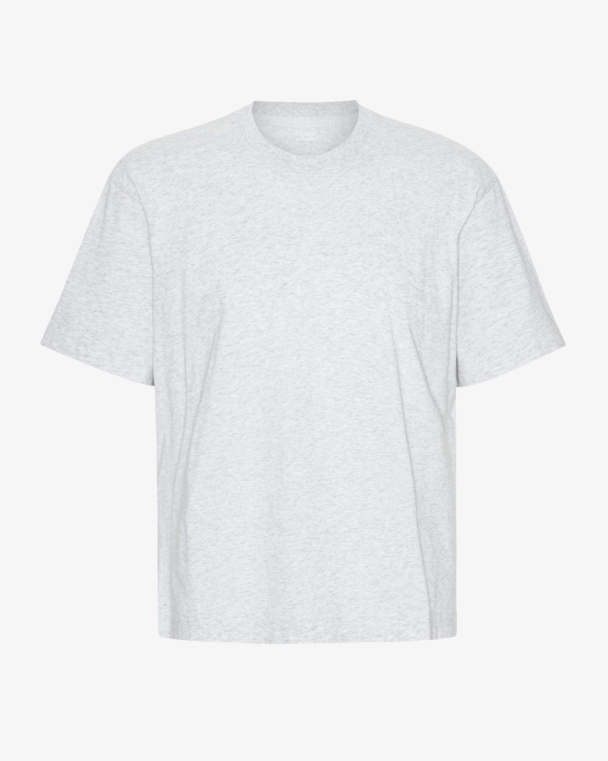 Oversized Organic T-Shirt - Snow Melange Product Image