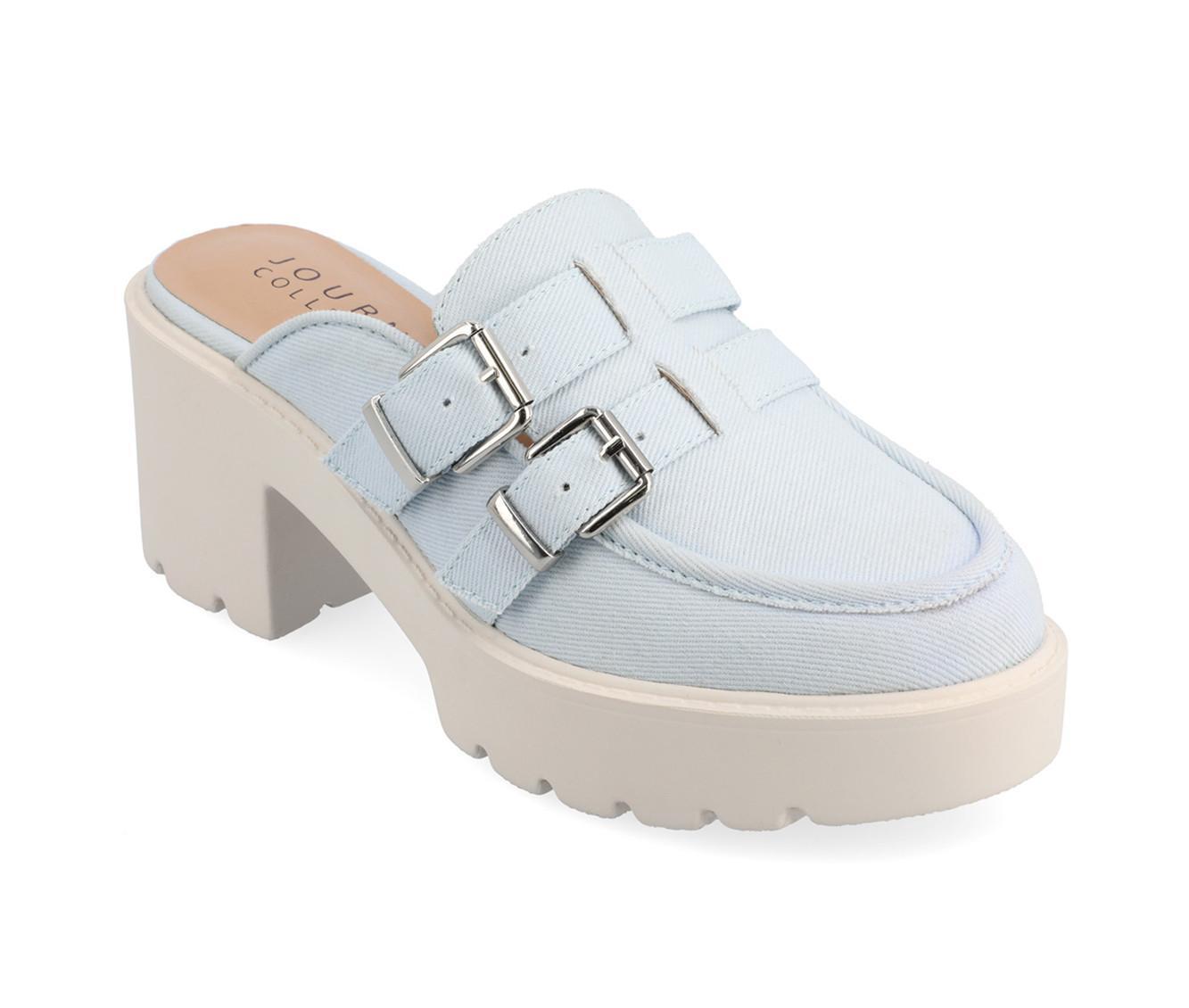 Women's Journee Collection Brydie Platform Heeled Mules Product Image