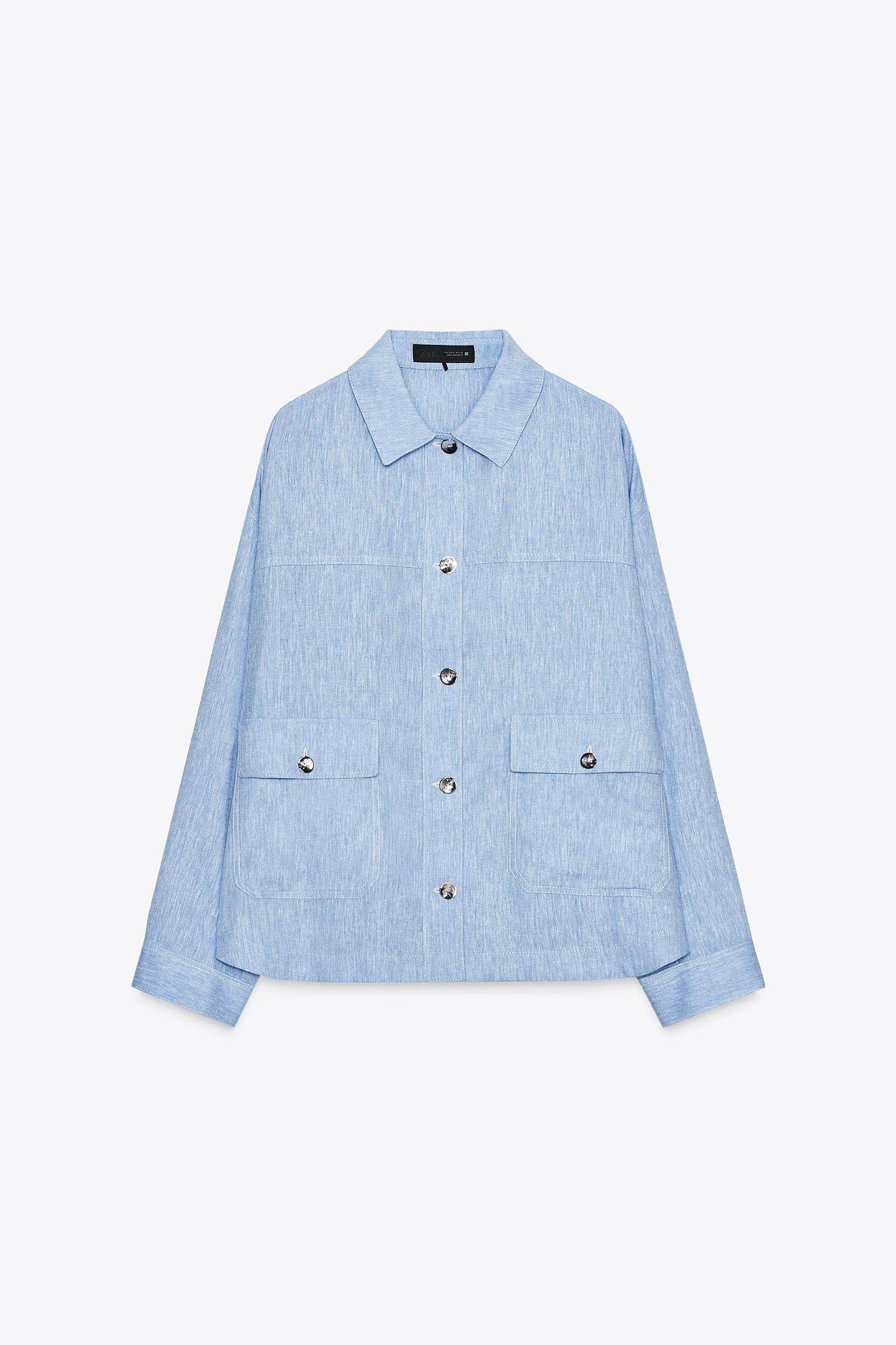 LINEN OVERSHIRT Product Image
